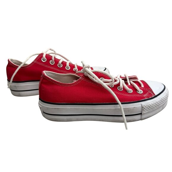 Converse Red Chuck Taylor All Star Lift Platform Canvas Size 7 Womens - Picture 12 of 15